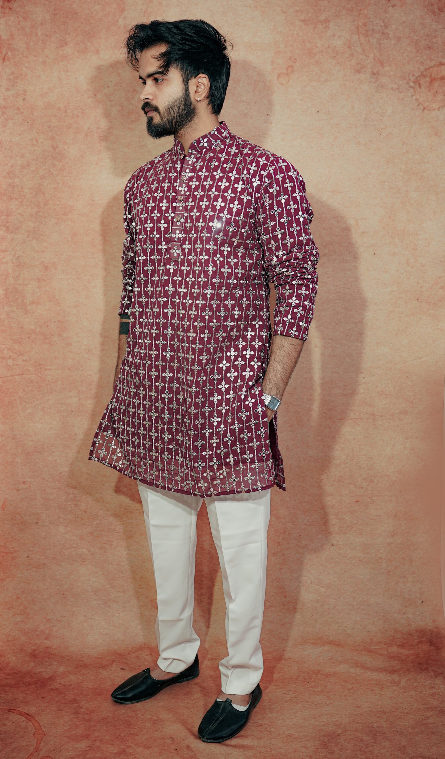GOTA PATTI MEN'S KURTA
