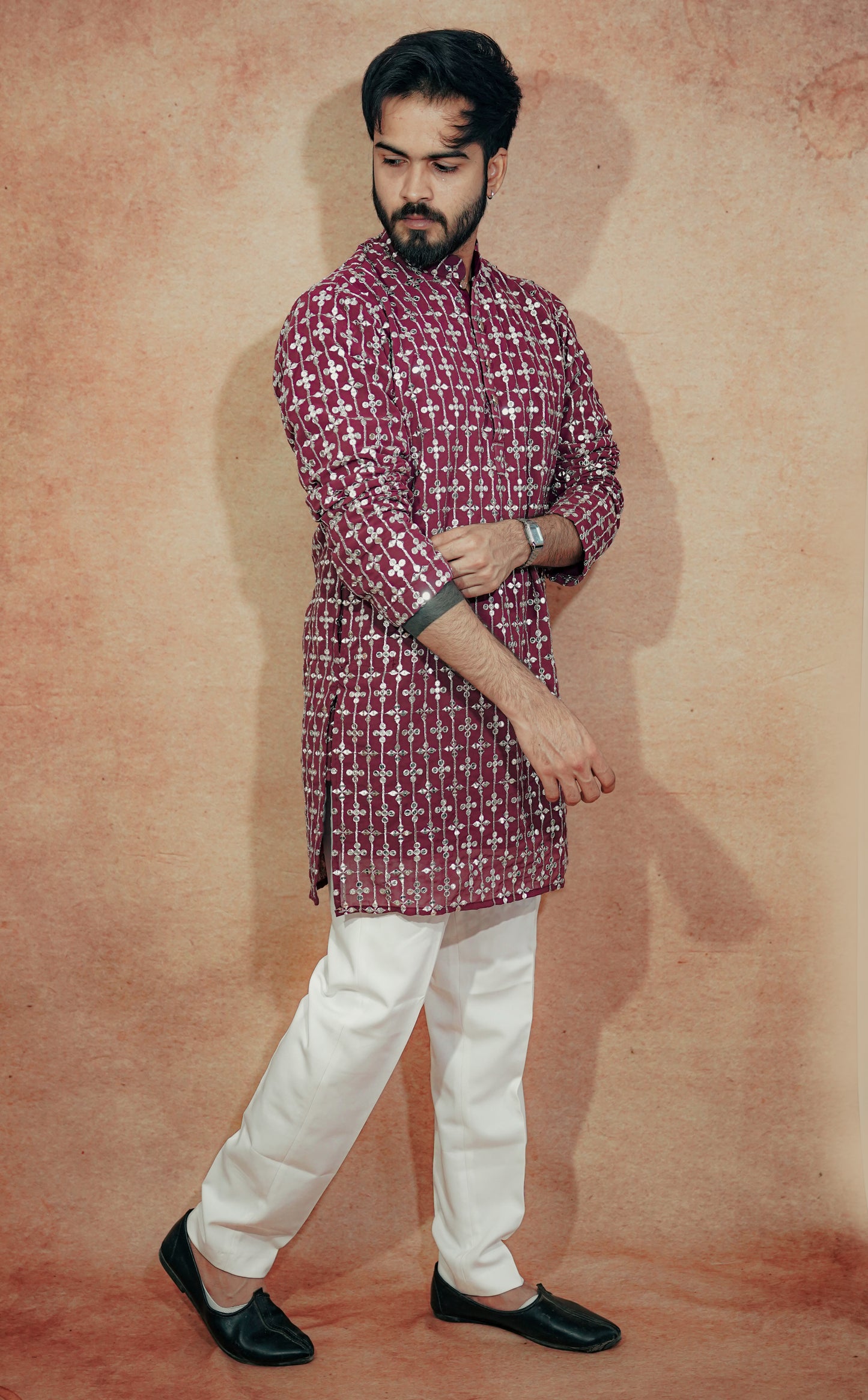 GOTA PATTI MEN'S KURTA