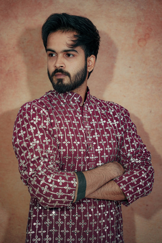 GOTA PATTI MEN'S KURTA